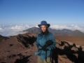 Tess Heder at Haleakala's summit by Katia Chaikouskaya 