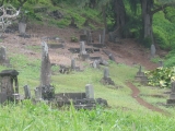 Hana, Maui grave site near Red Sands Beach by Tess Heder
