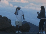 Maui Haleakala National Park, visitors at the summit by Tess Heder