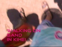 Walking on Sand Kihei 1.7 MB A MiniMedia by Tess Heder